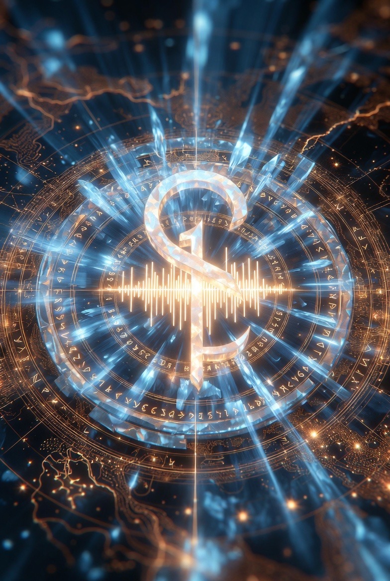 The resonance sigil over the rune ring, a waveform at its heart